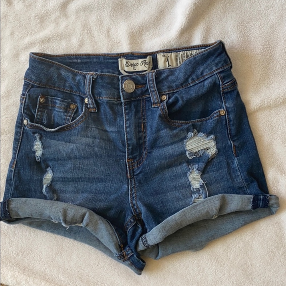 jean short shorts